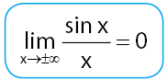 limit tak hingga bentuk trigonometri