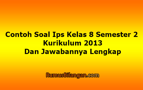 Contoh Soal Ekonomi Smp Kelas 8 - Soal Jawaban Pas Ips Kelas Viii Smp